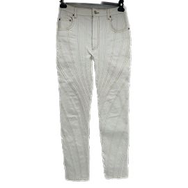 Thierry Mugler MUGLER Jeans T.fr 36 Baumwolle Weiß