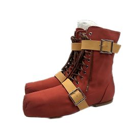 JOHN GALLIANO Bottines T.UE 38 chiffon Rouge