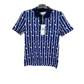 Lacoste-LACOSTE Polos T.International M Coton-Bleu