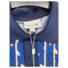 Lacoste-LACOSTE Polos T.International M Coton-Bleu