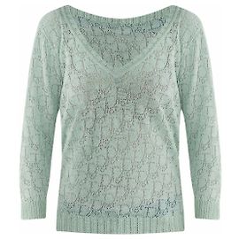 Christian Dior et John Galliano 2006 pull à perforations logo Autre