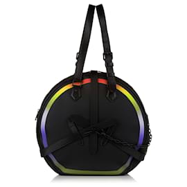 Louis Vuitton-Louis Vuitton Black Taiga Rainbow Soft Hat Trunk-Black