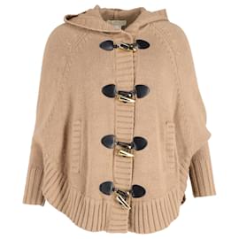 Michael Kors-Michael Kors Toggle Poncho em nylon marrom-Marrom