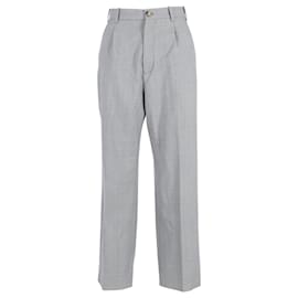 Gucci-Pantalones de sastre Gucci en gris Laine-Gris