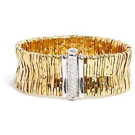 Autre Marque Pulseira Orlandini em ouro amarelo e diamantes Dourado