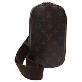 Louis Vuitton-LOUIS VUITTON Monogram Pochette Gange Shoulder Bag M51870 LV Auth 49702-Monogram
