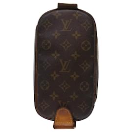 Louis Vuitton-LOUIS VUITTON Monogramm Pochette Gange Umhängetasche M.51870 LV Auth 49702-Monogramm