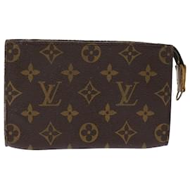 Louis Vuitton-LOUIS VUITTON Pochette Monogram Seau PM Pochette Accessoire LV Auth 49152-Monogramme