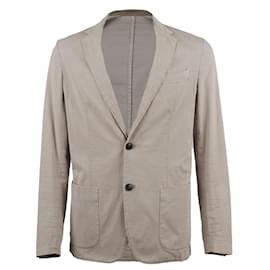 Blazer beige de algodón Dondup Beige