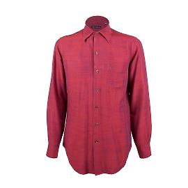 Autre Marque Camicia Bain Douche Duochrome Rosso