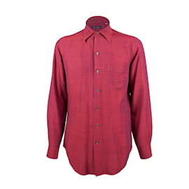 Autre Marque-Bain Douche Duochrome Shirt-Red