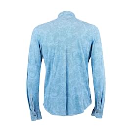 Autre Marque-Drumohr Hemd mit Paisley-Print-Blau