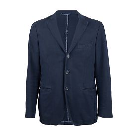 Autre Marque Blazer Altea de algodão e linho azul Azul
