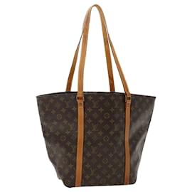 Louis Vuitton-LOUIS VUITTON Monogram Sac Shopping Tote Bag M51108 Auth LV 49544-Monogramme