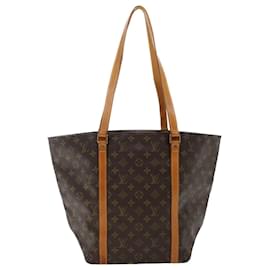 Louis Vuitton-LOUIS VUITTON Monogram Sac Shopping Tote Bag M51108 Auth LV 49544-Monogramme