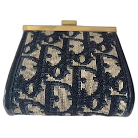 Dior-Purses, wallets, cases-Blue,Gold hardware