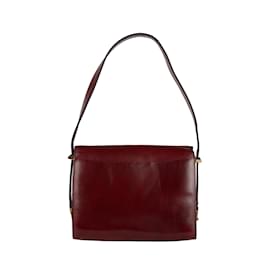 Céline-Céline Vintage Shoulder Bag-Red