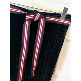 Autre Marque-NON SIGNE / UNSIGNED  Trousers T.International M Velvet-Black