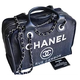 Chanel-W/ tarjeta-Azul