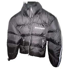 Palm Angels-Palm angels down jacket-Black