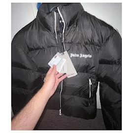 Palm Angels-Palm angels down jacket-Black