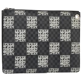 LOUIS VUITTON CHRISTOPHER NEMETH JOUR POCHETTE GM IN DAMIER