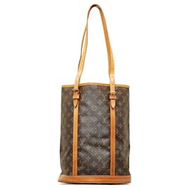Louis Vuitton-Louis Vuitton Brown Monogram Bucket GM-Brown