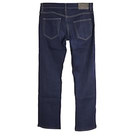 Prada-Prada Jeans em Algodão Azul Escuro-Azul