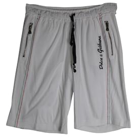 Dolce & Gabbana-Dolce & Gabbana Drawstring Shorts in White Cotton-White