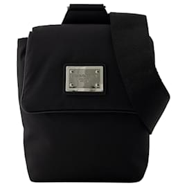 Dolce & Gabbana-Logo Backpack - Dolce&Gabbana - Nylon - Black-Black