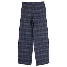Calça Dries Van Noten Xadrez em Algodão Azul Marinho Azul Azul marinho