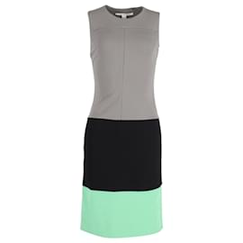 Diane Von Furstenberg-Diane Von Furstenberg Colorblock Sleeveless Dress in Multicolor Viscose-Other,Python print