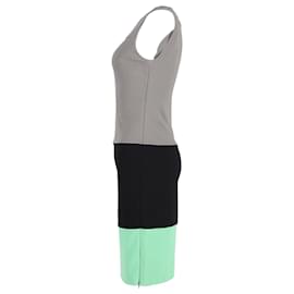 Diane Von Furstenberg-Diane Von Furstenberg Colorblock Sleeveless Dress in Multicolor Viscose-Multiple colors