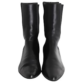The row-THE ROW 30 British Ankle Boots In Black Leather-Black
