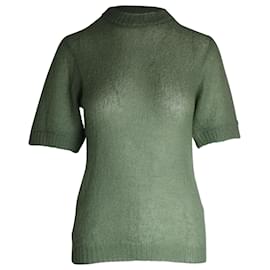 Prada-Prada Knit Top in Green Cashmere-Green