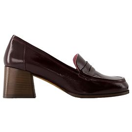Mocassins Dorothee - Rouje - Cuir - Bordeaux Vintage Rouge Bordeaux