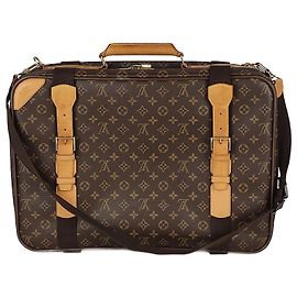 Louis Vuitton Koffer Satellite 50 Monogramm mit Schultergurt Braun