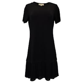 Michael Kors-Michael Michael Kors Mini Shift Dress in Black Polyester-Black