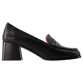 Dorothee Loafers - Rouje - Leather - Black Black