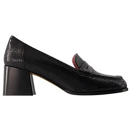 Dorothee Loafers - Rouje - Leather - Black Black