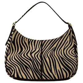 Rouje-Bolsa Big Hobo - Rouje - Couro - Bege Zebra-Bege