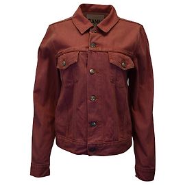 Chaqueta vaquera Ganni de algodón rosa Rosa