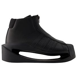 Y3 Pwr Pro Sneakers - Y-3 - Leather - Black Black