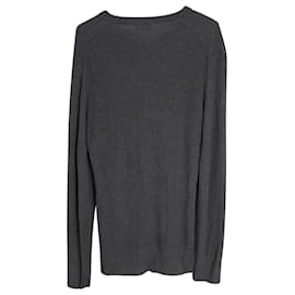 Tom Ford-Tom Ford Long Sleeve T-Shirt in Grey Rayon-Grey