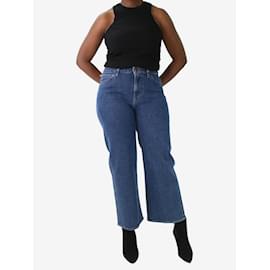 Autre Marque-Calça jeans flare cintura média azul - tamanho UK 14-Azul