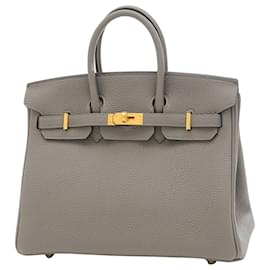 Hermès-HERMES BIRKIN 25-Grey