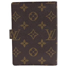 Louis Vuitton-LOUIS VUITTON Monogram Agenda PM Day Planner Cover R20005 LV Auth 49646-Monogram