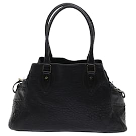 Fendi-FENDI Shoulder Bag Leather Black Auth bs6922-Black