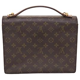 Louis Vuitton-LOUIS VUITTON Monogram Monceau Hand Bag 2way M51185 LV Auth bs7143-Monogram