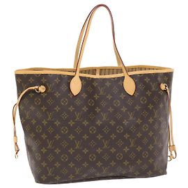 LOUIS VUITTON Monogram Neverfull GM Tote Bag M40157 LV Auth 49424 Monogram